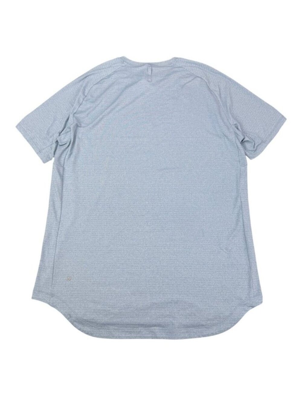 Lulelemon Men's Drysense Short Sleeve Shirt In Heathered Regatta Blue - Picture 7 of 8
